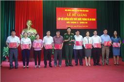 Tham mưu thực hiện tốt  công tác giáo dục quốc phòng và an ninh